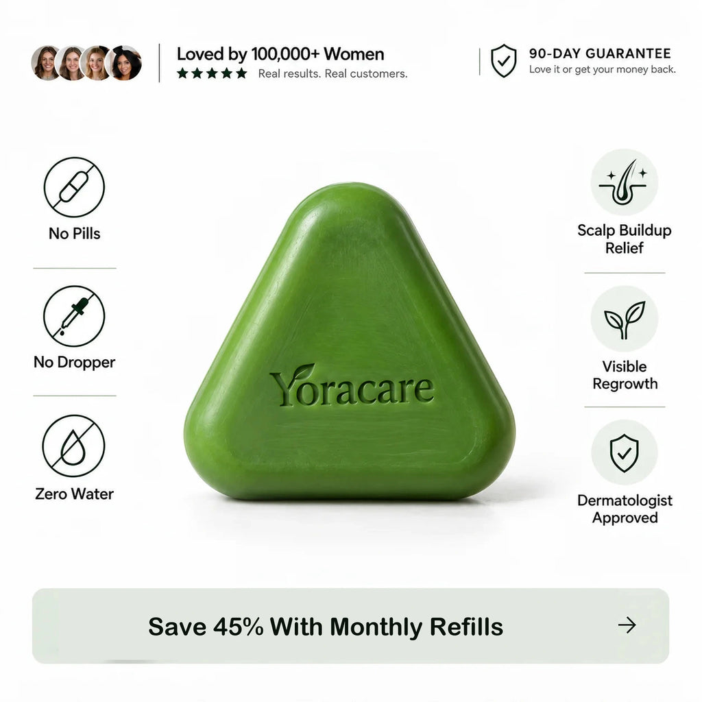 Yoracare Korean Scalp Revival Bar - Save 45% With Monthly Refills