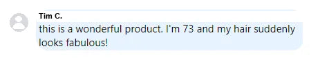 Screenshot of a Facebook comment about the Yoracare shampoo bar
